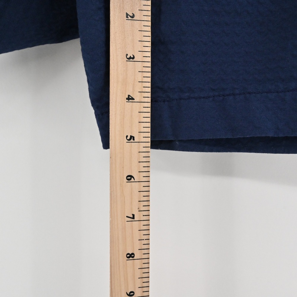 Lilly Pulitzer Callahan Shorts Womens Size 0 Navy Blue 5" Seersucker‎ Nautical - Picture 5 of 13